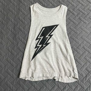Lightning Crop Racer Back